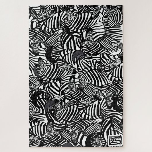 Puzzle Zebra (Vertical)