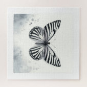 Puzzle Zebra Butterfly Watercolor AREF295 - Watercolor (Horizontal)
