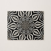 Puzzle Zebra Fur Kaleidoscope Abstrait (Horizontal)