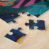 Puzzle Zebra Lecture d'un livre Maximalist Animal Art (Côté)