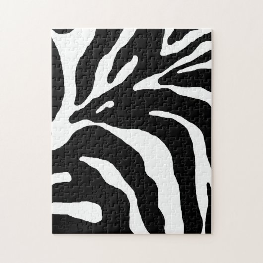 Puzzle Zebra Stripe Poster de animal (Vertical)
