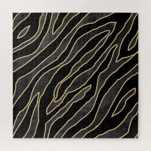 Puzzle Zebra Stripes : Abstrait Monochrome Sans Seamless. (Vertical)