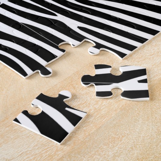 Puzzle Zebra Stripes Motif Thunder_Cove (Côté)