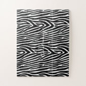 Puzzle Zebra Stripes Motif Thunder_Cove (Vertical)