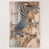 Puzzle Zebra sur Safari (Vertical)