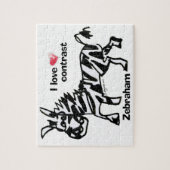 Puzzle Zebraham - J'aime le contraste (Vertical)