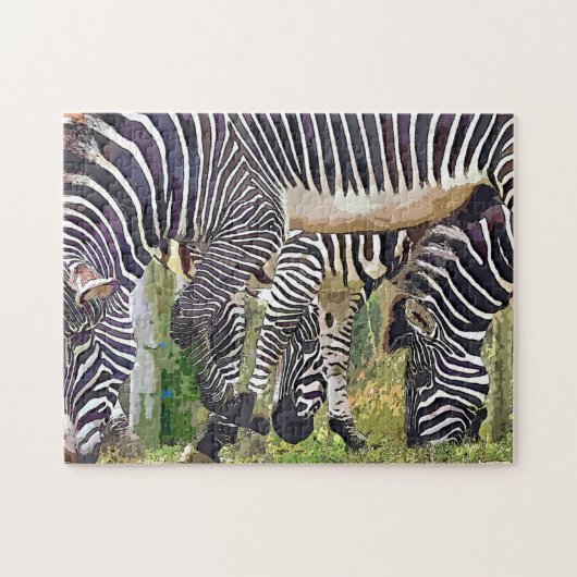 PUZZLE ZEBRAS (Horizontal)
