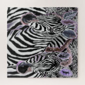 Puzzle Zebras Hug (Horizontal)