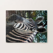 Puzzle Zèbre africain. (Horizontal)