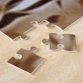 Puzzle Zèbre au trou d'eau (Côté)