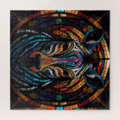 Puzzle Zèbre de la mosaïque (Horizontal)