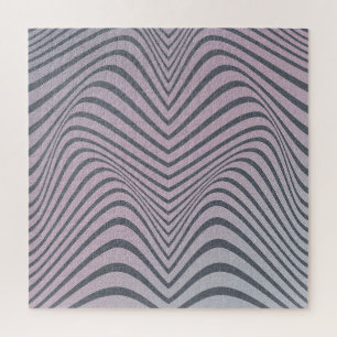 Puzzle Zèbre psychédélique : Grainy Vintage Stripes.