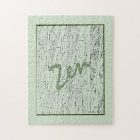Puzzle 'Zen Bamboo' (Vertical)