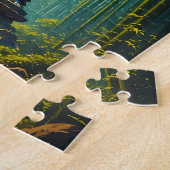Puzzle Zen dans la forêt de bambou (Côté)