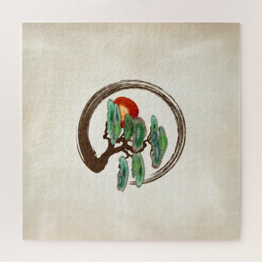 Puzzle Zen Enzo Geode Bonsai Tree sur toile (Horizontal)