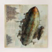 Puzzle Zeppelin Steampunk vintage (7) (Horizontal)