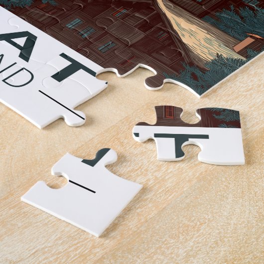 Puzzle Zermatt Matterhorn Vintage voyage (Côté)