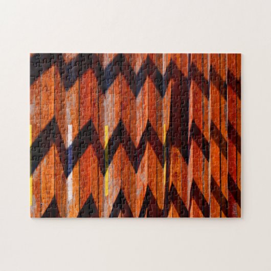 Puzzle Zig Zap Motif escaliers en bois (Horizontal)