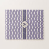 Puzzle Zigzag fleuri (Horizontal)