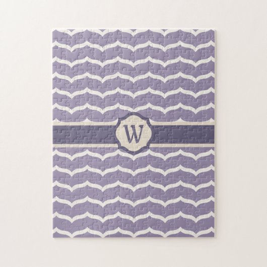 Puzzle Zigzag fleuri (Vertical)