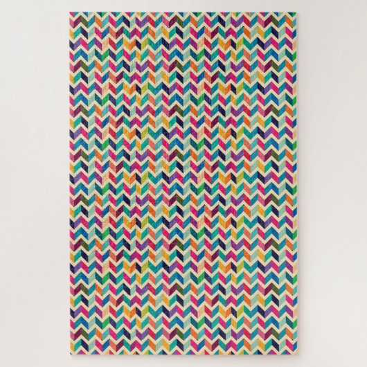 Puzzle - Zigzag multicolore (Vertical)