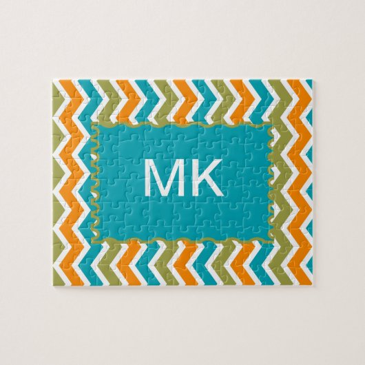 Puzzle Zigzag, une tribu dynamique de Peacock (Horizontal)