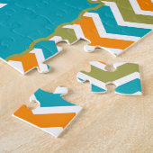 Puzzle Zigzag, une tribu dynamique de Peacock (Côté)