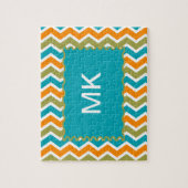 Puzzle Zigzag, une tribu dynamique de Peacock (Vertical)