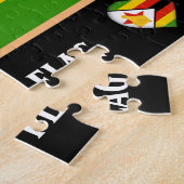 Puzzle Zimbabwe Drapeau & Zimbabwe Pays / Zimbabwe (Côté)