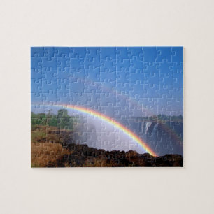 Puzzle Zimbabwe, parc national des chutes Victoria. Doubl