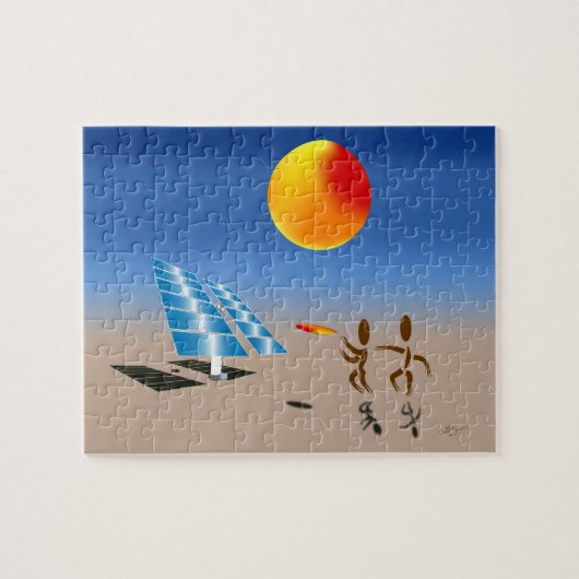 Puzzle Zinglees ~ Énergie solaire (Horizontal)
