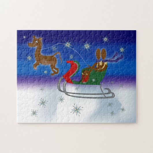 Puzzle Zinglee's ~ Sleigh Ride (Horizontal)