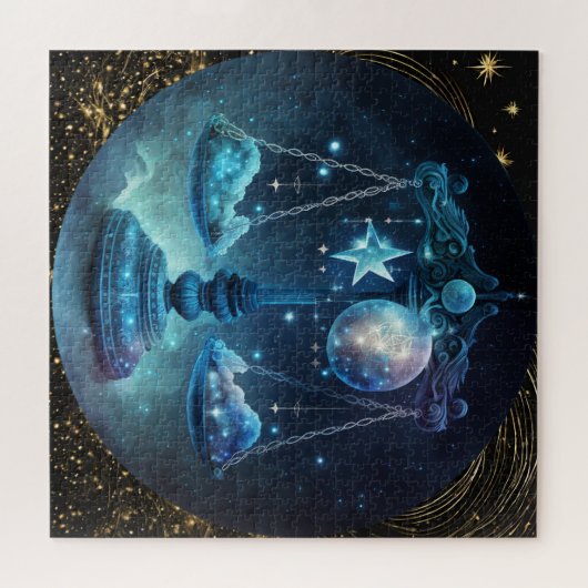 Puzzle Zodiac Sign Libra Puzzle, 20"x20" 676 pcs. (Horizontal)
