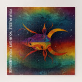 Puzzle Zodiaque céleste Abstrait multicolore (Horizontal)