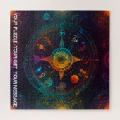 Puzzle Zodiaque céleste Abstrait multicolore (Horizontal)