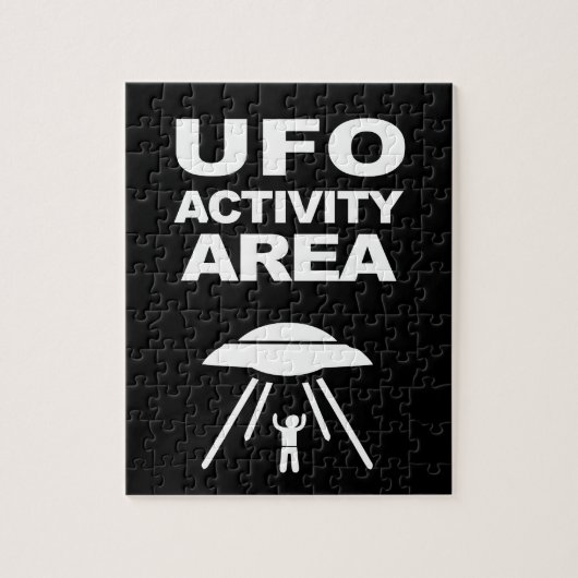 Puzzle zone d'activité UFO, conception geek (Vertical)