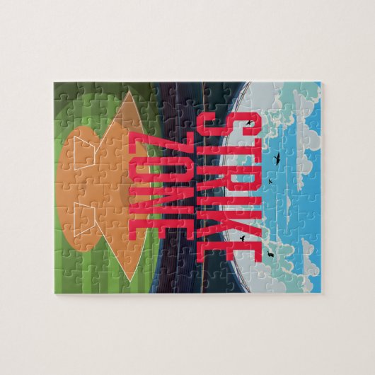 Puzzle Zone de baseball (Horizontal)