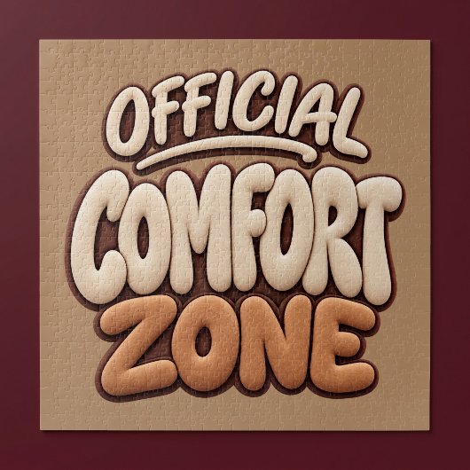 Puzzle Zone de confort officiel drôle