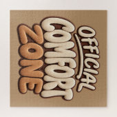 Puzzle Zone de confort officiel drôle (Horizontal)