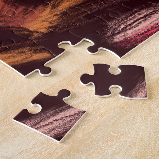 Puzzle Zones léopard Motif animal africain (Côté)