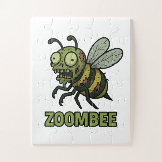 Puzzle Zoombee - Drôle Zombie Bee conception de dessin (Vertical)