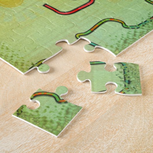 Puzzle Zuni Butterfly Folk Art (Côté)