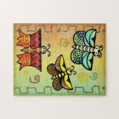 Puzzle Zuni Butterfly Folk Art (Horizontal)
