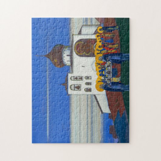 Puzzle Zvenigorod par Nicholas Roerich (Vertical)