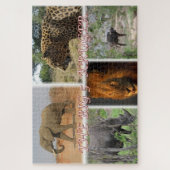 Puzzle zZA027 AFRIQUE DU SUD, LE GROS 5 à KRUGER NP (Vertical)