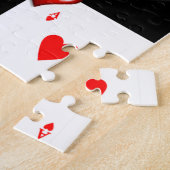 Puzzles Ace Hearts, Jouer Cartes Coeurs rouges (Côté)