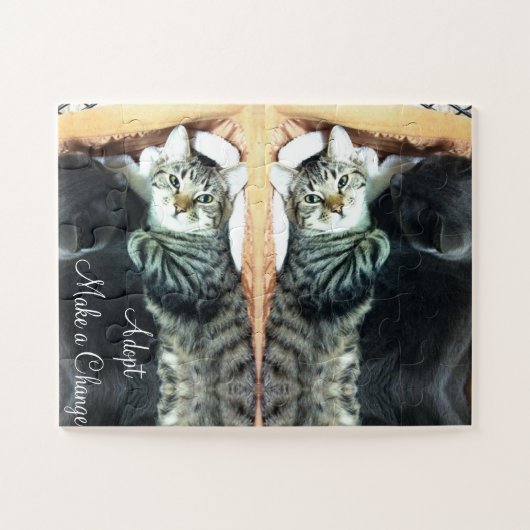 Puzzles Adopt Make a Change (Horizontal)