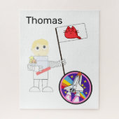 Puzzles Astronaut Cat (Vertical)