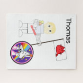 Puzzles Astronaut Cat Legpuzzel (Horizontaal)