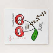 Puzzles avant et après cerises de café (Horizontal)